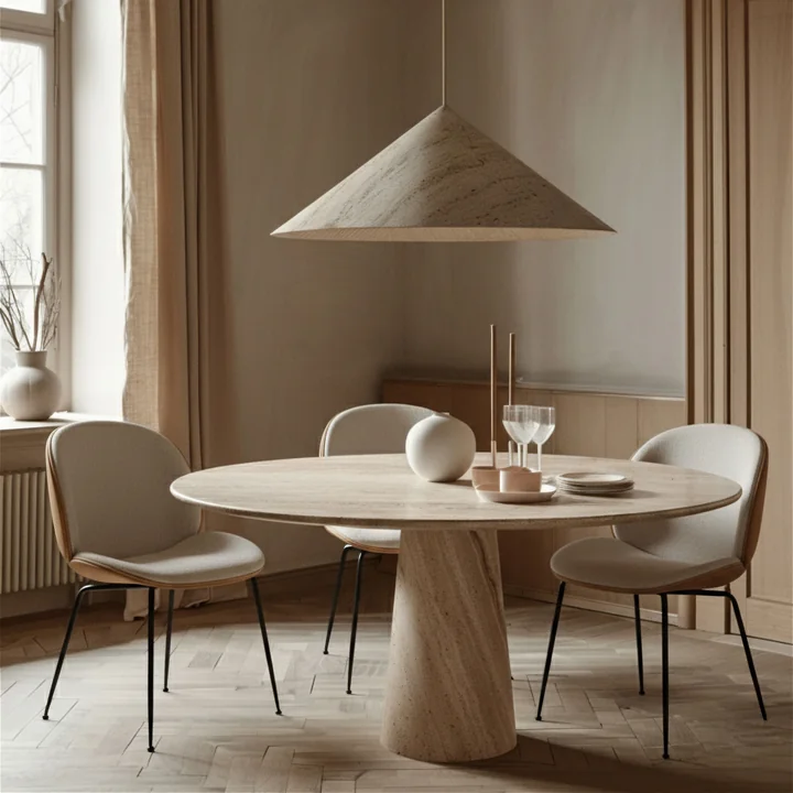 Gubi - Beetle Dining Chair Vollpolsterung (Conic Base), schwarz / Vidar (146) / Leder Valencia (Exclusive Edtion)