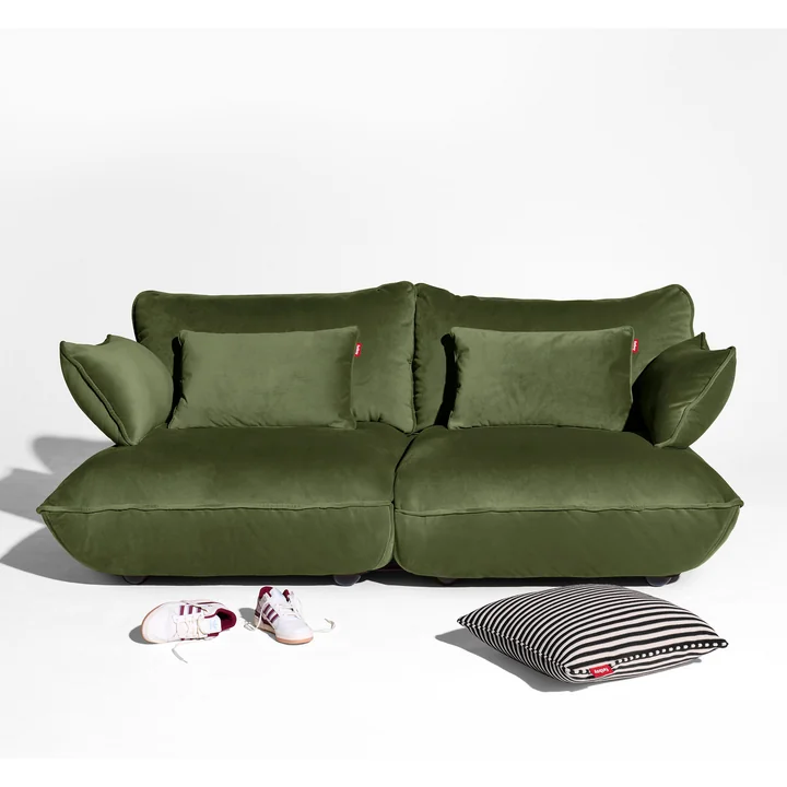Fatboy - Sumo Sofa medium, deep green (Samt)