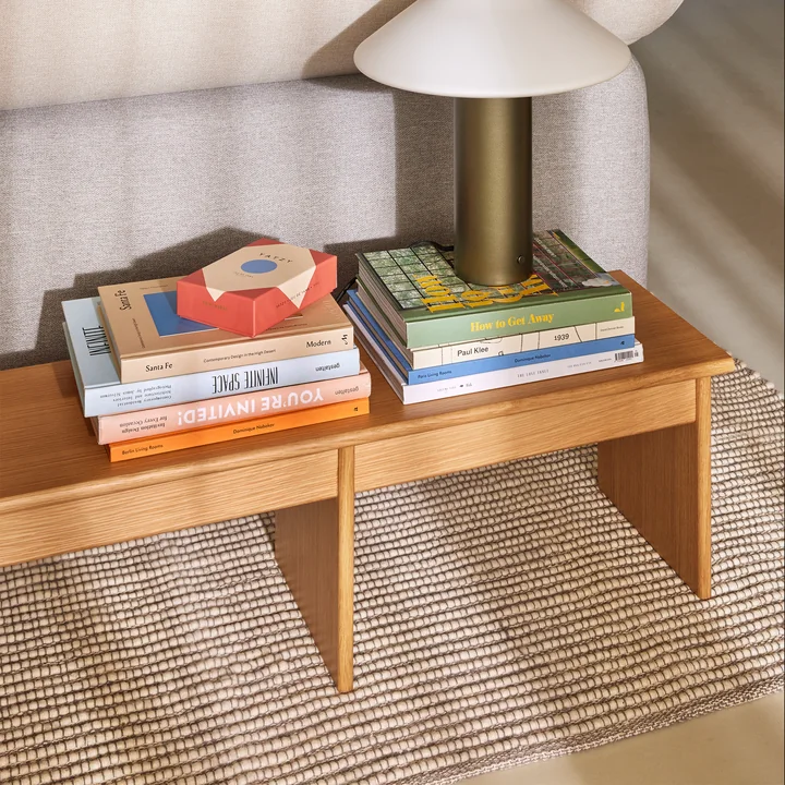 Hübsch Interior - Doppio Regal, 99 x 30 cm, Eiche natur