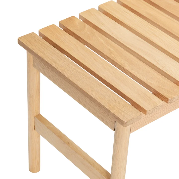Hübsch Interior - Row Bank, L 70 x 45 cm, Eiche