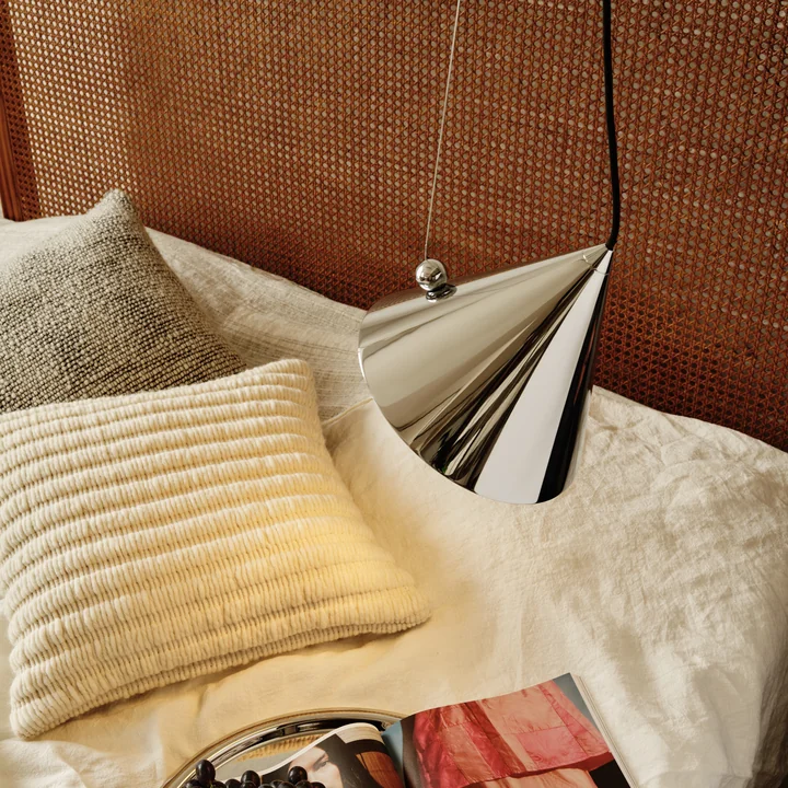 Tom Dixon - Pose LED Pendelleuchte, Ø 25 cm, silber