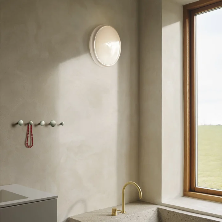 Muuto - Loop LED Wandleuchte / Deckenleuchte, weiss (ohne Kabel)