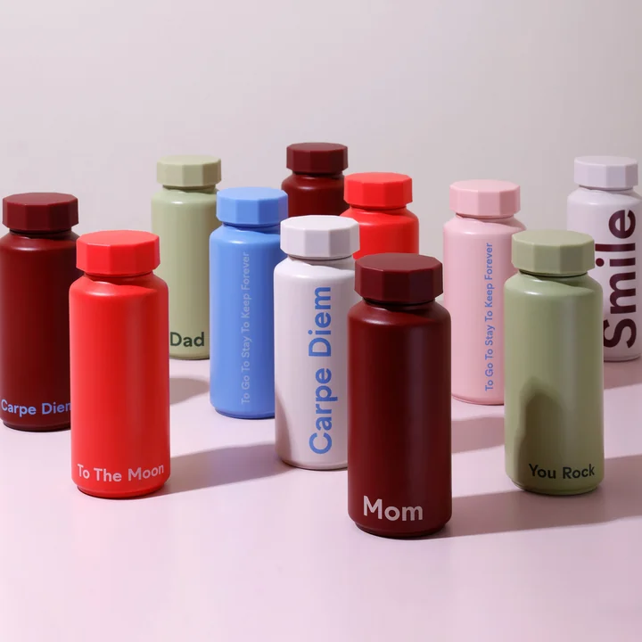 Design Letters - AJ Thermosflasche Hot & Cold 0,5 l, Mom / burgundy (Sonderedition)