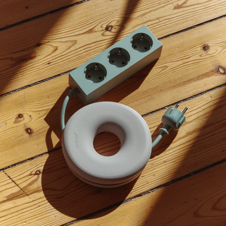 Pedestal - Cable Bagel, Ø 14 cm, oat