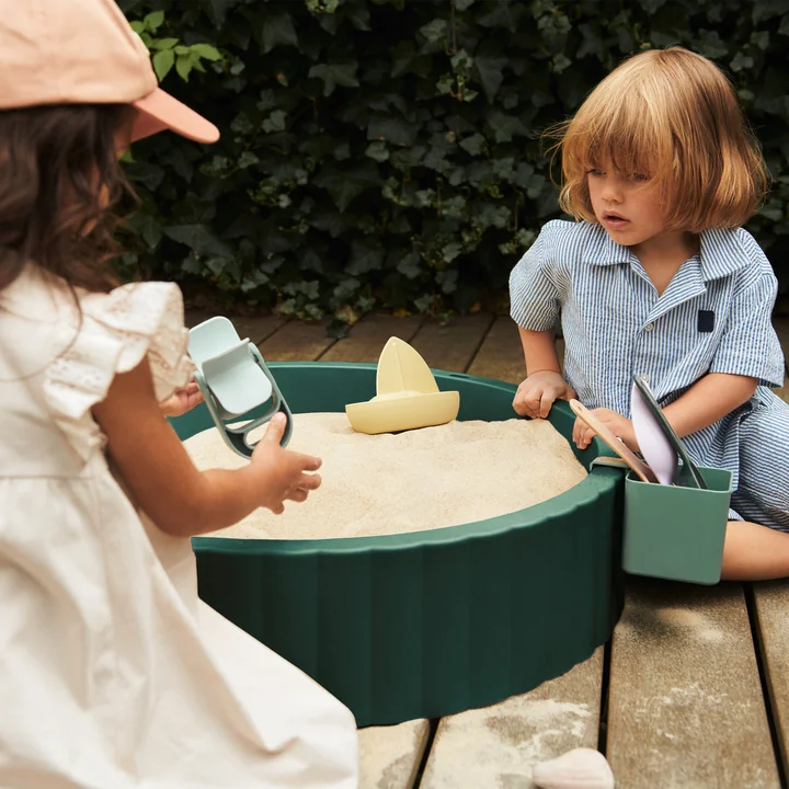 LIEWOOD - Saul Sandkasten, Ø 80 cm, green garden / sandy