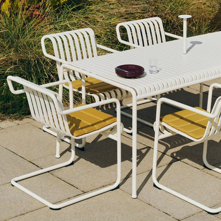 HAY - Palissade Tisch, rechteckig, 220 x 90 cm, cream white
