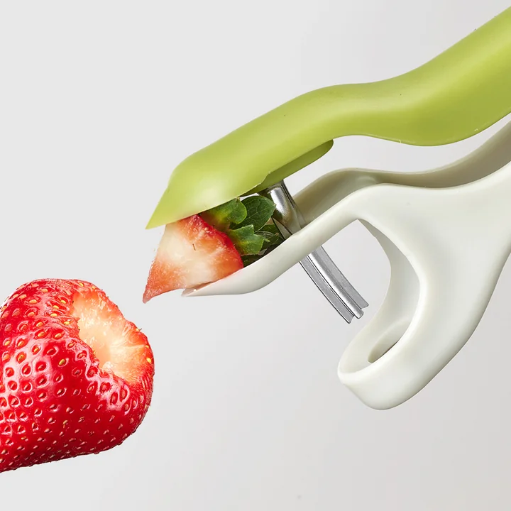 Joseph Joseph - Tweezy 2-in-1 Entkerner, stone / green