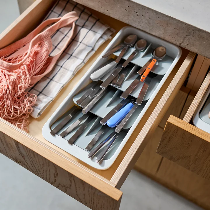 Joseph Joseph - DrawerStore Besteckkasten, gross, light stone