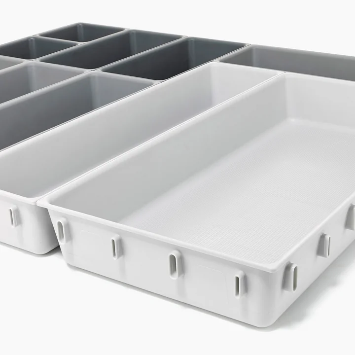 Joseph Joseph - Blox Schubladen Organizer Set 10-teilig, light stone