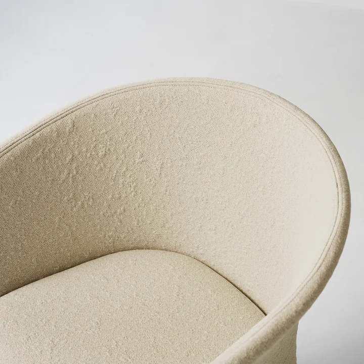 Normann Copenhagen - Knit Armlehnstuhl, schwarz / sand
