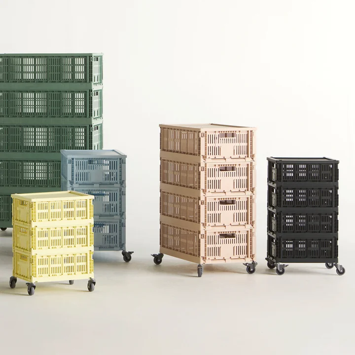 HAY - Beistelltisch auf Rollen