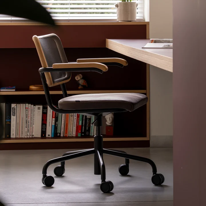 Thonet - Bürostuhl mit Armlehnen