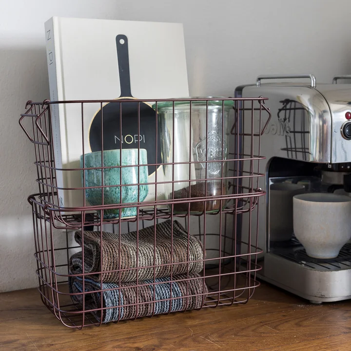 Mette Ditmer - Store-It Aufbewahrungskorb, S, wein