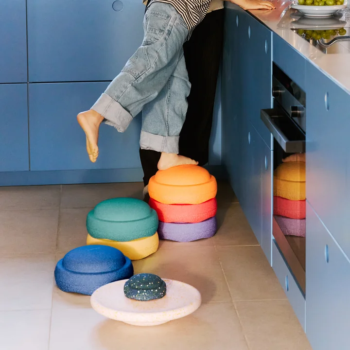 Stapelstein® - Spring Special Rainbow Set classic, multicolor (8er-Set), (Bord + Mini Original)