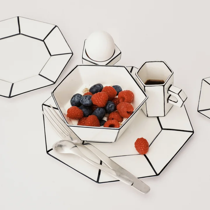 Serax - Carte Blanche Kollektion, weiss / schwarz 