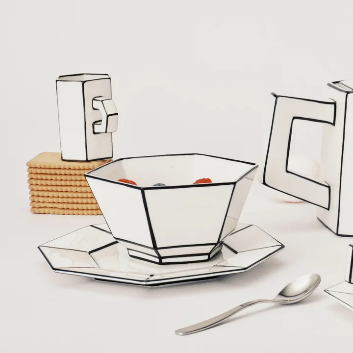 Serax - Carte Blanche Kollektion, weiss / schwarz 