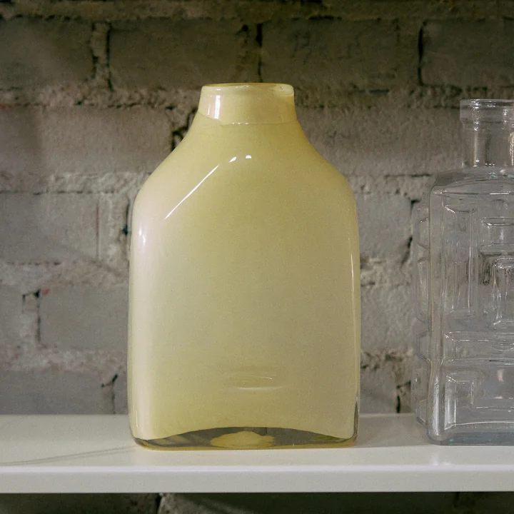 HKliving - Atelier Glasvase, medium, cream