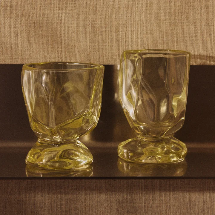 HKliving - Gläser, citrine 