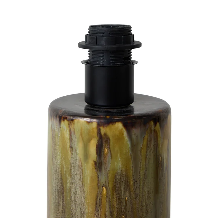 HKliving - Tischleuchtenfuss aus Keramik, reactive green