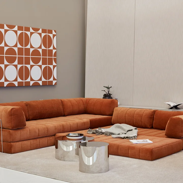 Innovation Living - Cozypad Schlafsofa & Pouf mit Rückenpolster / Armlehne