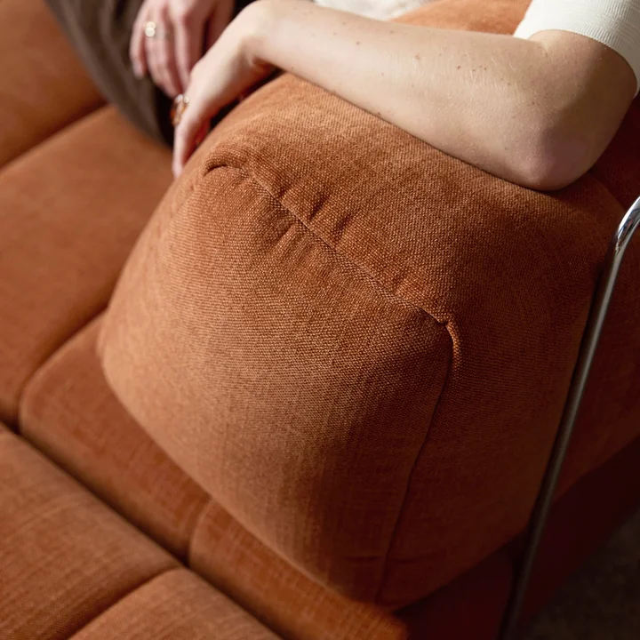 Innovation Living - Cozypad Schlafsofa, rust-orange-Stoff-412-Esina