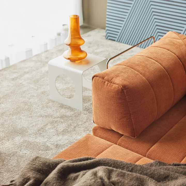 Innovation Living - Cozypad Schlafsofa, rust-orange-Stoff-412-Esina