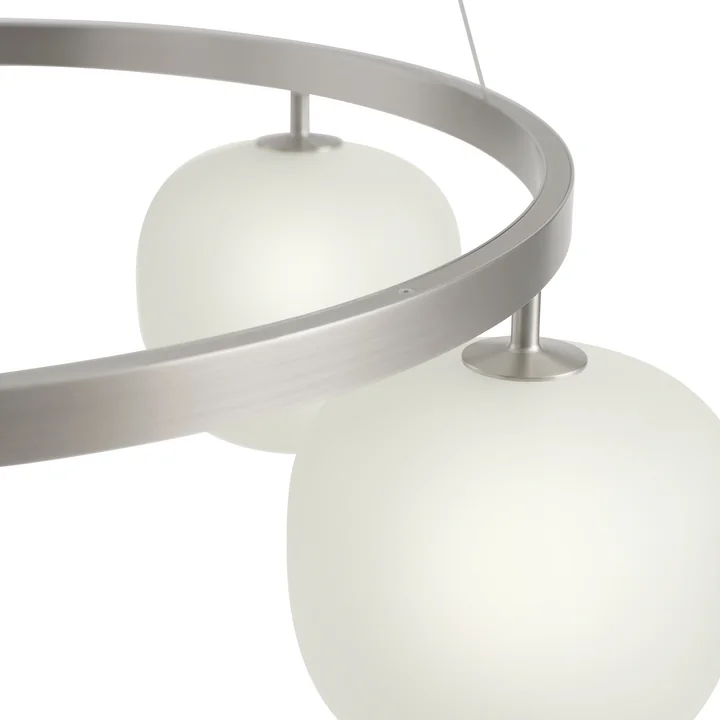 Muuto - Rime Kronleuchter, aluminium grey