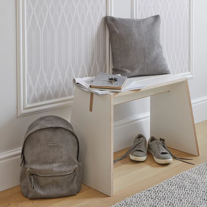 Tojo - stubenhocker Hocker, weiss