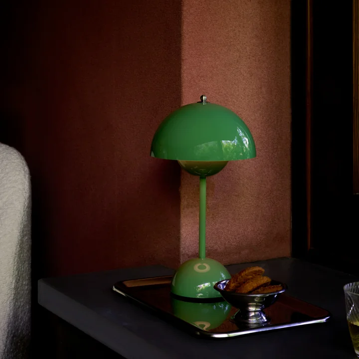 &Tradition - Flowerpot Akku Tischleuchte VP9, sage green