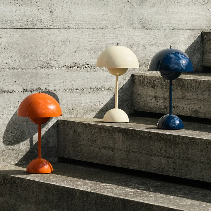 &Tradition - Flowerpot Akku Tischleuchten VP9 mit magnetischem Ladekabel 2026