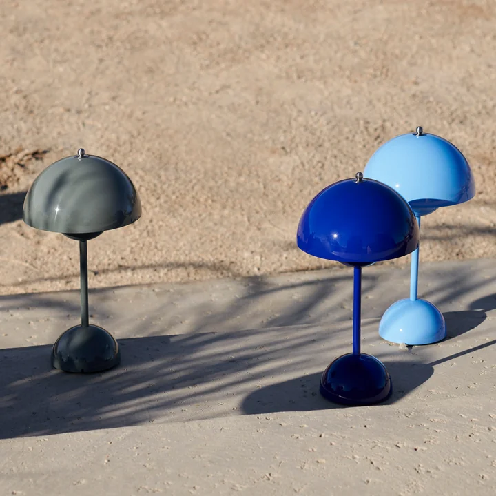 &Tradition - Flowerpot Akku Tischleuchten VP9 mit magnetischem Ladekabel 2026
