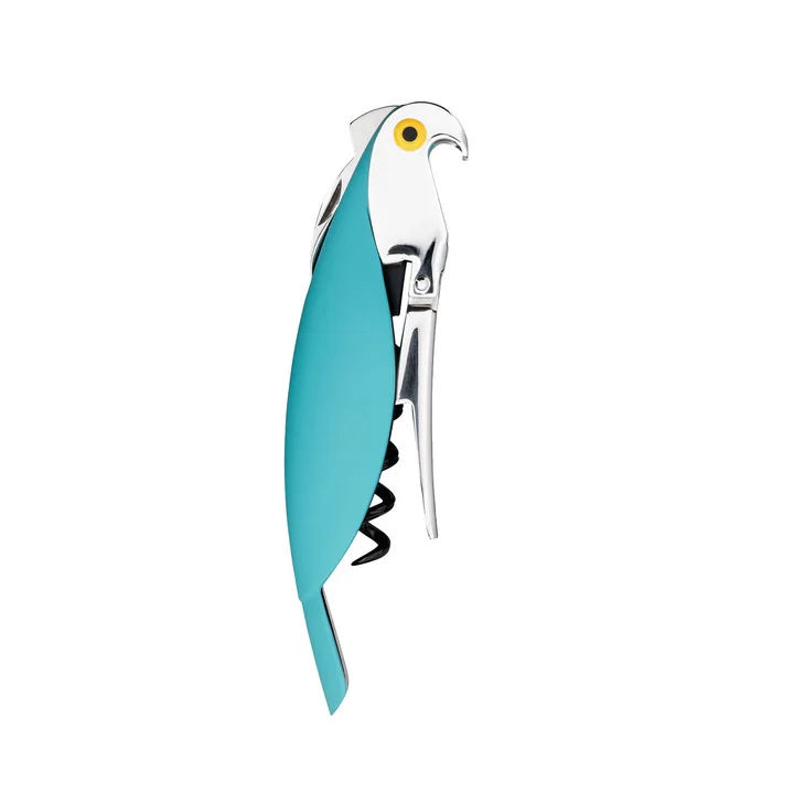 Alessi - Korkenzieher Parrot, blau