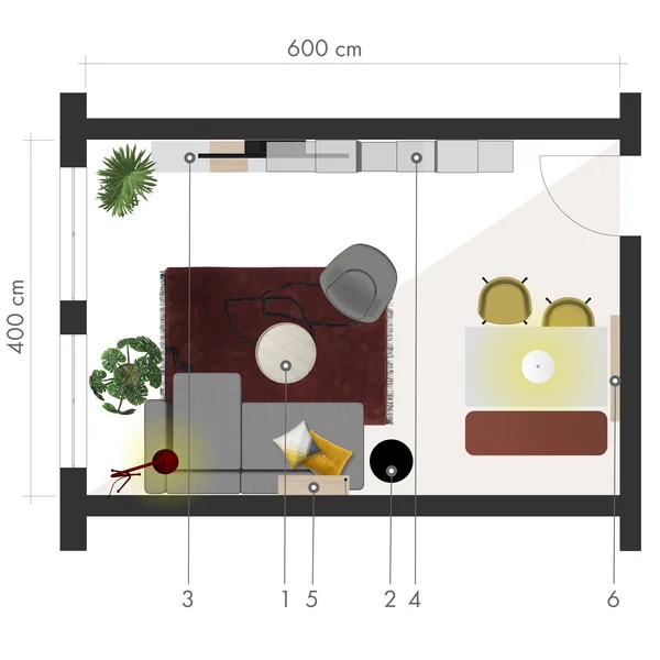 Gestaltungsidee Wohnzimmer