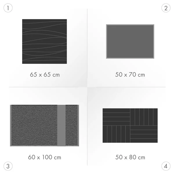 Badezimmermatten: die richtige Grösse