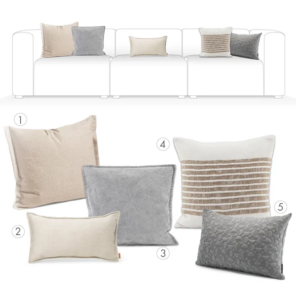 Kissen im Soft-Minimalism-Stil