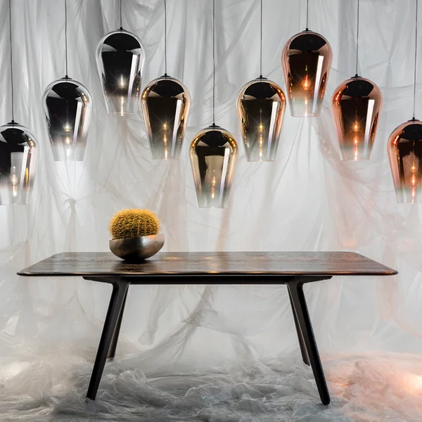 Die Tom Dixon - Fade Pendelleuchte in gold / kupfer / chrom