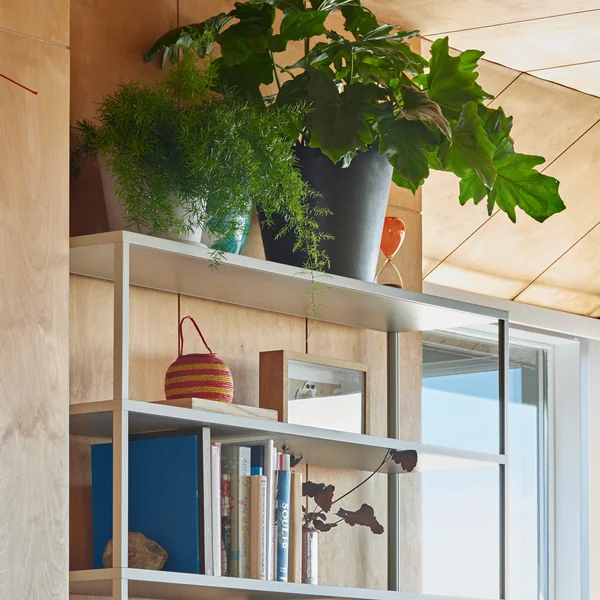 Der Hay - Blumentopf mit Untersetzer in grau und schwarz