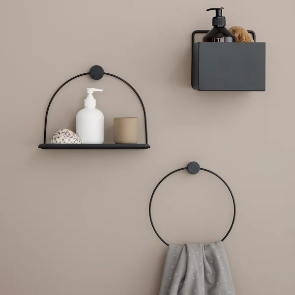 Badezimmer Wandablage und Wall Box von Ferm Living