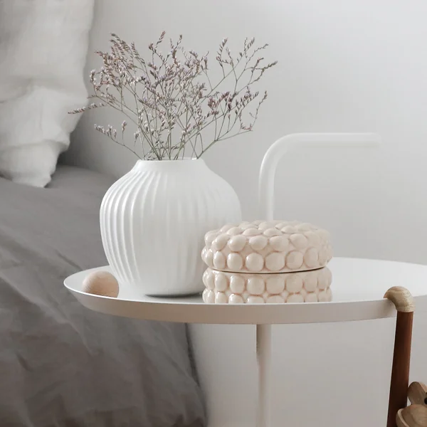 Kähler Design - Hammershøi Vase, H 12,5 cm / weiss