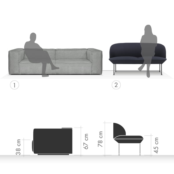 Sofa Grafik 4 - Sitzen und Relaxen