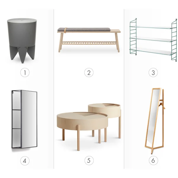 Multifunktionale Möbel für mehr Stauraum