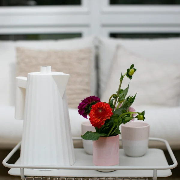 Alessi - Plissé Wasserkocher, weiss