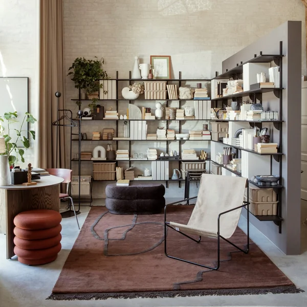 ferm Living - Desert Chair mit Stahlrahmen