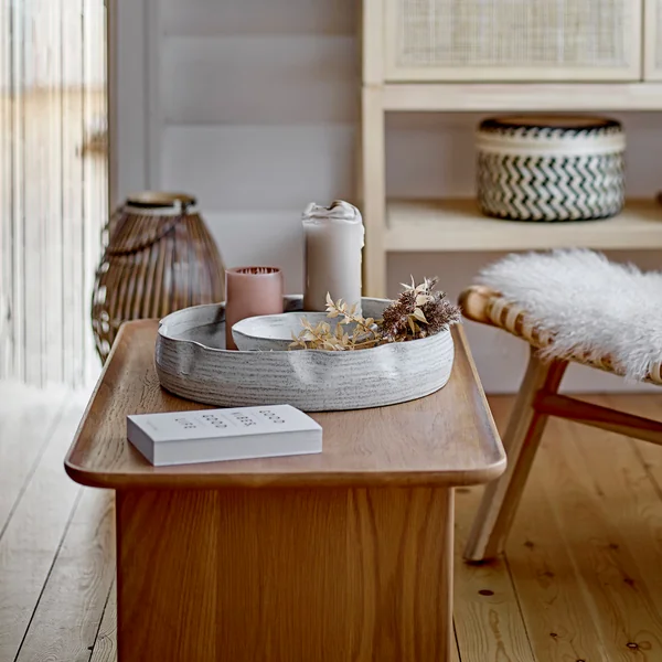 Leda Obstschale Ø 35 cm von Bloomingville in grau