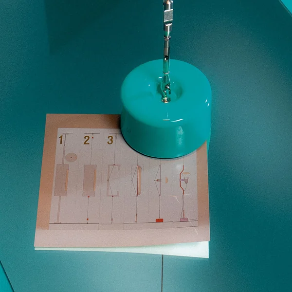 Flos - Parentesi Deckenstrahler, türkis