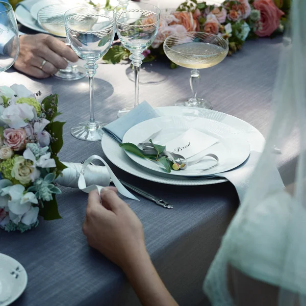 Weiss Gerippt Teller flach von Royal Copenhagen, Gartenhochzeit