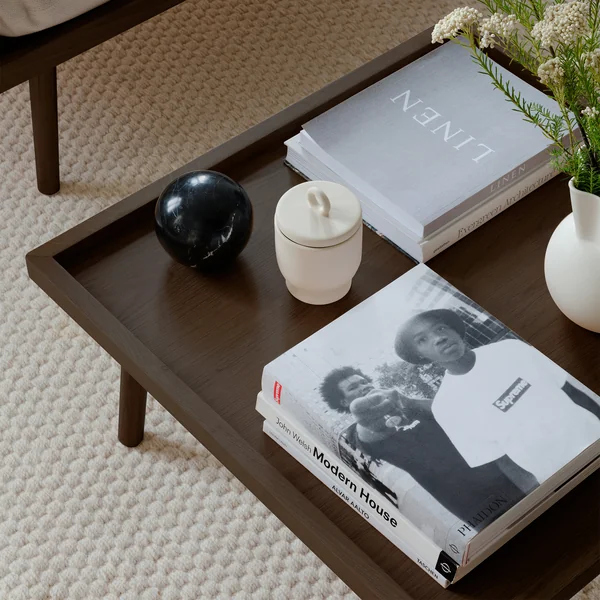 Umage - Lounge Around Shuffle Couchtisch, Eiche dunkel