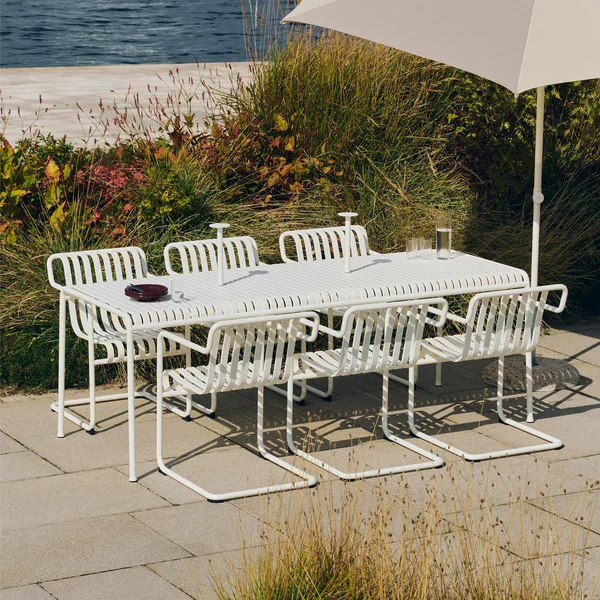 HAY - Palissade Tisch, rechteckig, 220 x 90 cm, cream white